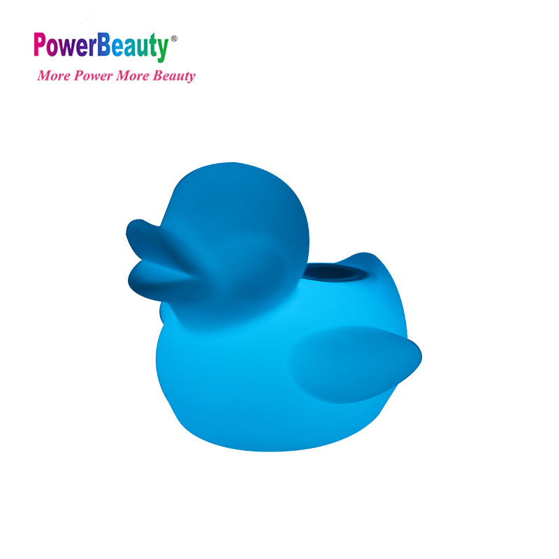 New design portable mini bluetooth speaker with led lighting floating duck shape speaker outdoor