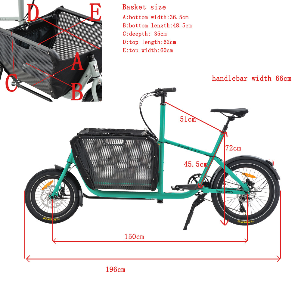 250w Europe Electric cargo bike CE family bike electric Hybrid City Road Bike ebike Cargo