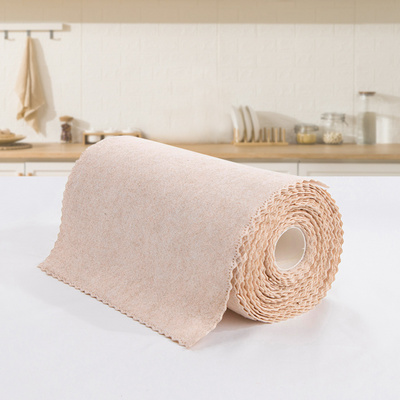 Natural Fiber Loofah Thickened Cleaning Scouring Pad Disposable Lazy Loofah Rag Kitchen Cleaning Cloths