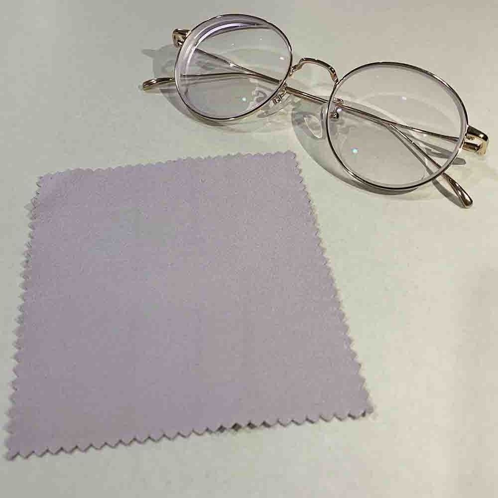 Custom Print logo Microfiber Suede Z Cutting edge  Microfiber Screen Wiping Cleaning Cloth For Glasses Eyeglass Sunglass  Lens