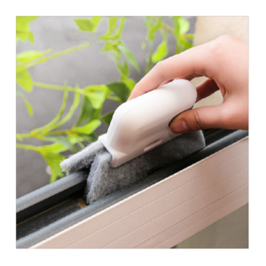 2-In-1 Creative Groove Cleaning Tool Microfiber Cleaning Window Slot Washing Brushes Household Gap Clean Corners Brushes