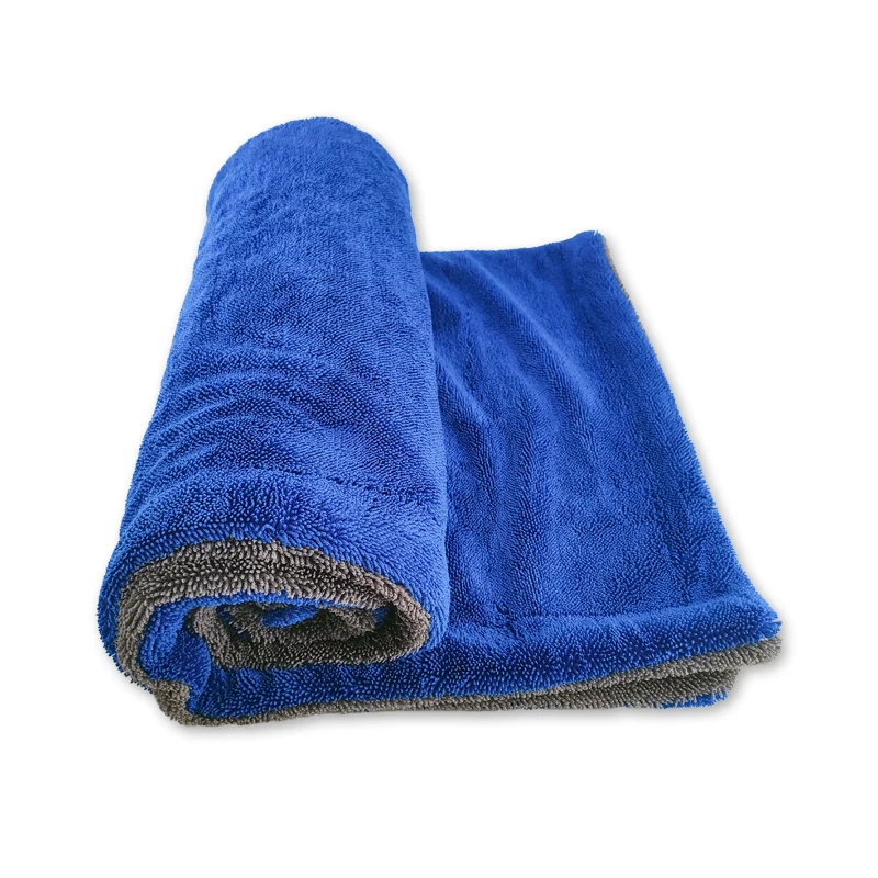 1200Gsm Car Cleaning Cloth Care Wash Detailing Drying Microfiber Towel Car Quick-Dry Twisted Loop Towel For Cars