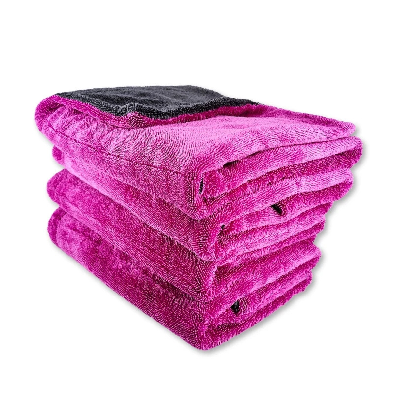 1200Gsm Car Cleaning Cloth Care Wash Detailing Drying Microfiber Towel Car Quick-Dry Twisted Loop Towel For Cars