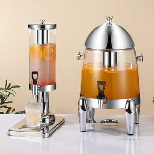 Hotel Catering Equipments Stainless Steel 12L Cold and Hot Drink Dispenser Milk Coffee Soda Beer Juice Party Drink Dispenser