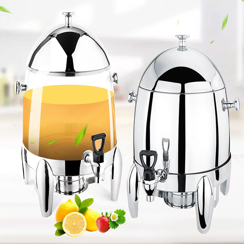 Hotel Catering Equipments Stainless Steel 12L Cold and Hot Drink Dispenser Milk Coffee Soda Beer Juice Party Drink Dispenser