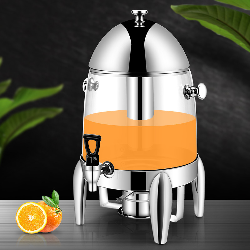 Hotel Catering Equipments Stainless Steel 12L Cold and Hot Drink Dispenser Milk Coffee Soda Beer Juice Party Drink Dispenser