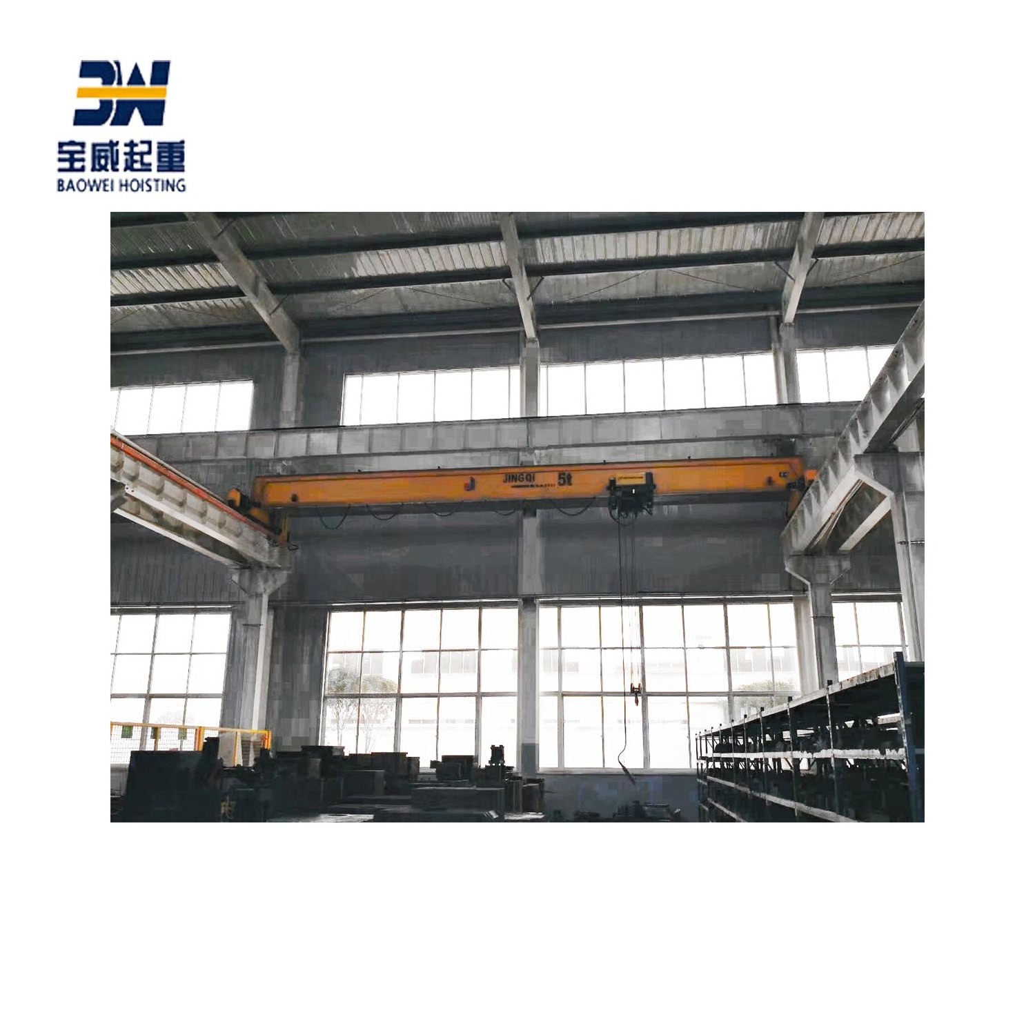 3.2 Ton Crane Workshop Single Girder Overhead/Bridge Crane