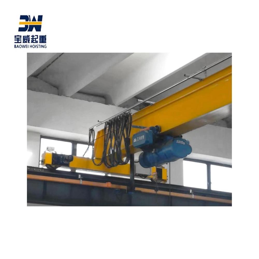 1.6 ton High Performance Industrial European Design Overhead Crane With Hoist