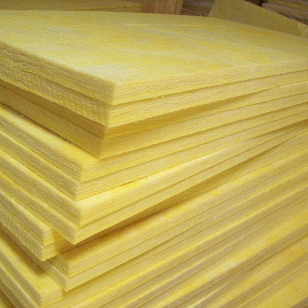 Thermal Conductivity Yellow Thin Fiberglass Wool insulation Price