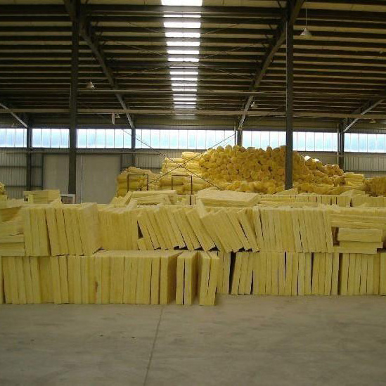 Thermal Conductivity Yellow Thin Fiberglass Wool insulation Price