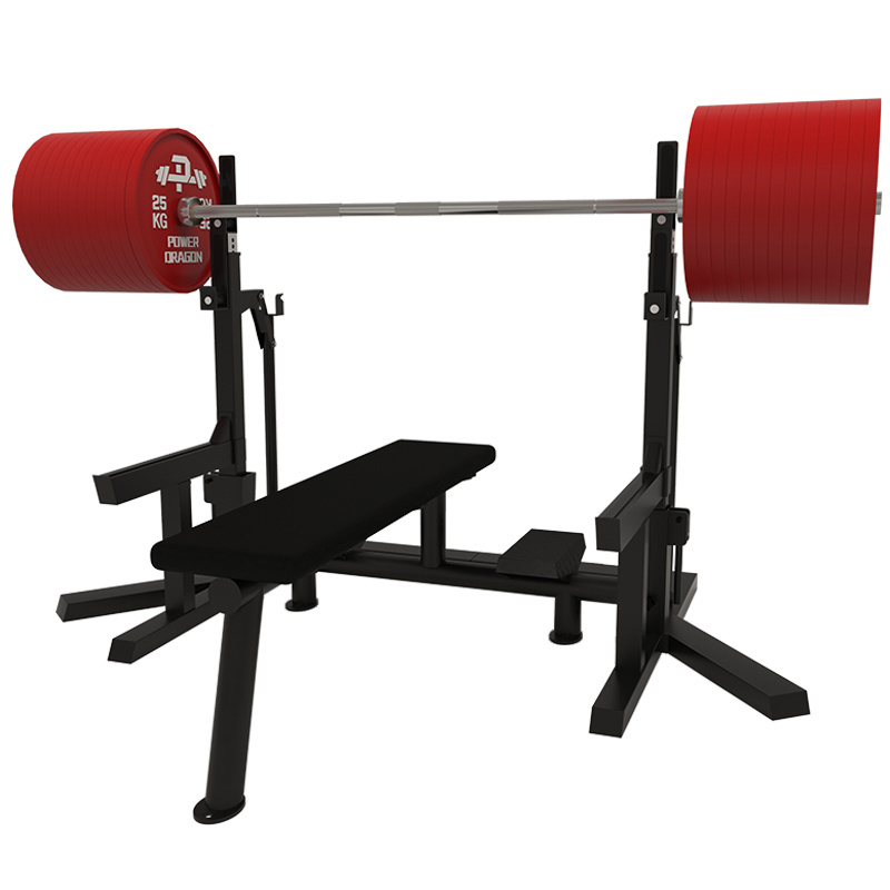 Gym Home Equipment Weightlifting Heavy Duty Adjustable Gym Bench IPF Combo Rack - Competition