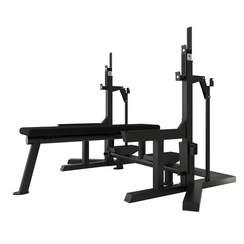 Gym Home Equipment Weightlifting Heavy Duty Adjustable Gym Bench IPF Combo Rack - Competition