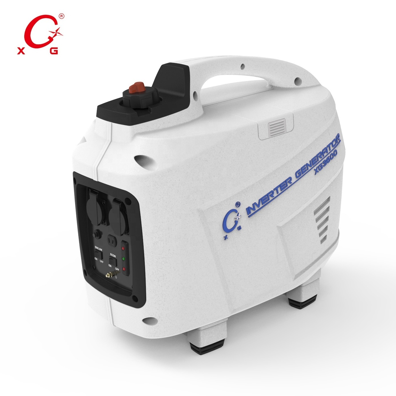 Silent 4.0kVA Small Gasoline Generator Emergency Digital Inverter Generator 3600W Natural Gas Powered Electric Start Generator