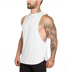 Custom Logo Black Tank Top Fitness Wear Men eco friendly Bamboo tee shirts Workout Clothing Plus Size Sport Gym Men's Vests