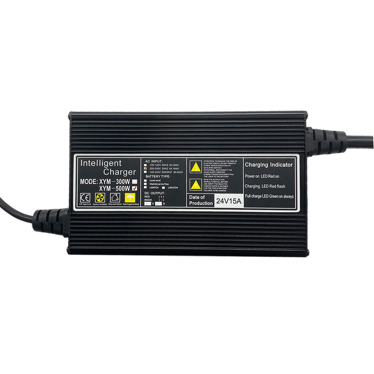 200AH Lithium ion LiFePO4 lead acid Battery Charger Automatic 20A 15A battery charger 12V 24V