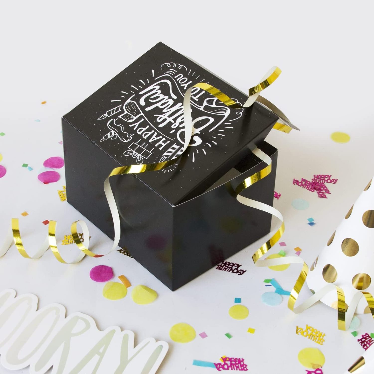 New Arrival DIY Exploding Confetti Surprise Gift Boxes Explosion Box Pop Up For Birthday Valentine's Day