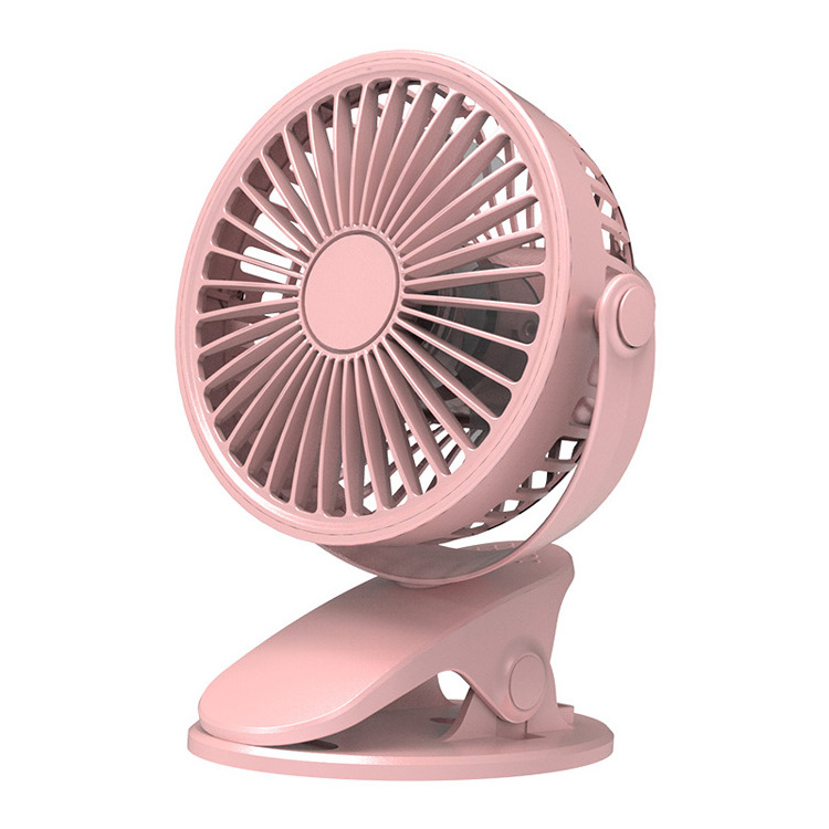 New Design Mini Portable Clamp Personal Cooling Fan Table Desktop Fans with Clip 3 level Wind Vehicle-Mounted Fan