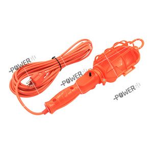 Trouble Work Light Portable Hand light / lamp With Plastic Cage, 18/3 SJTW 25-Feet