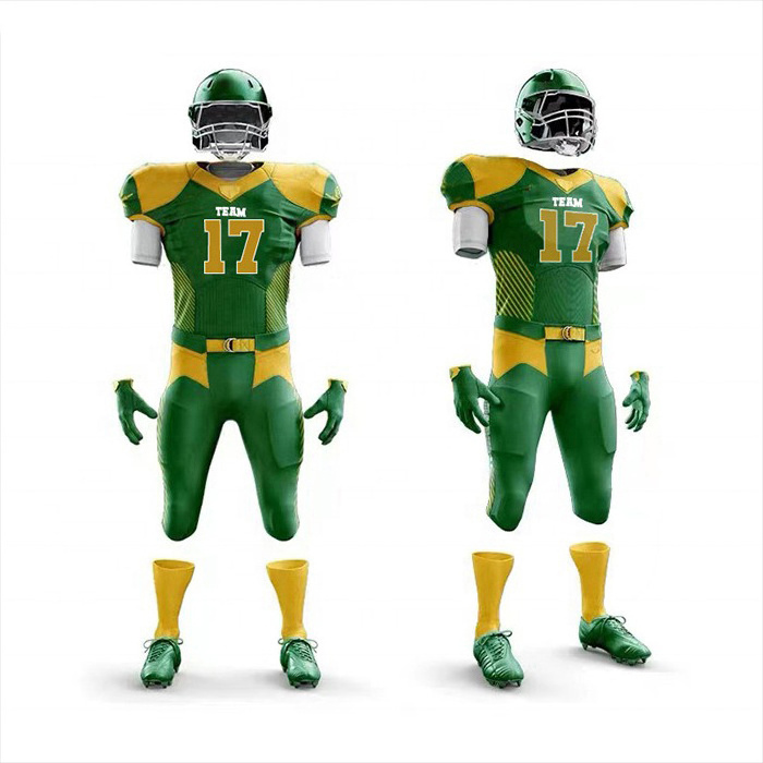 Ready To Ship American football wear custom Polyester blank jersey American football uniform