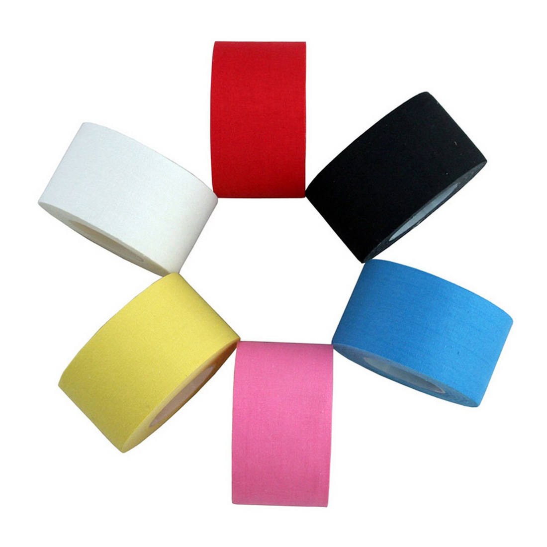 Wholesale Polyester Cotton Wear Resistant 2.5cmX25m Custom Poly-cotton Grip Stick Clear Ice Field Leg Hockey Tapes