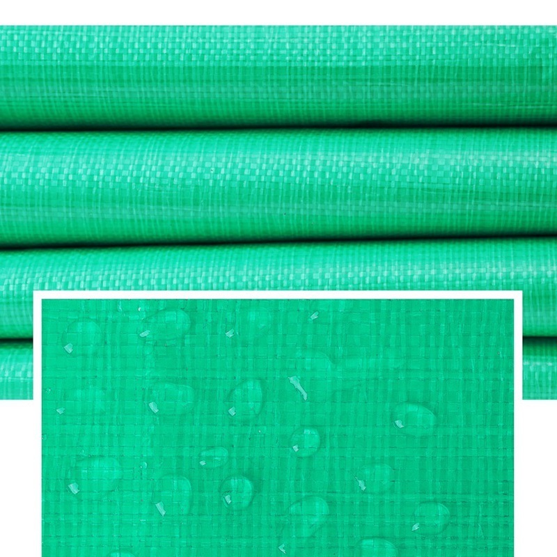 Customizable 100% Virgin Green PE Tarpaulin Waterproof Tarp Garden Camping Truck Boat Rainproof Cloth