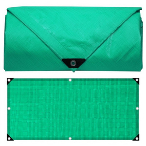 Customizable 100% Virgin Green PE Tarpaulin Waterproof Tarp Garden Camping Truck Boat Rainproof Cloth