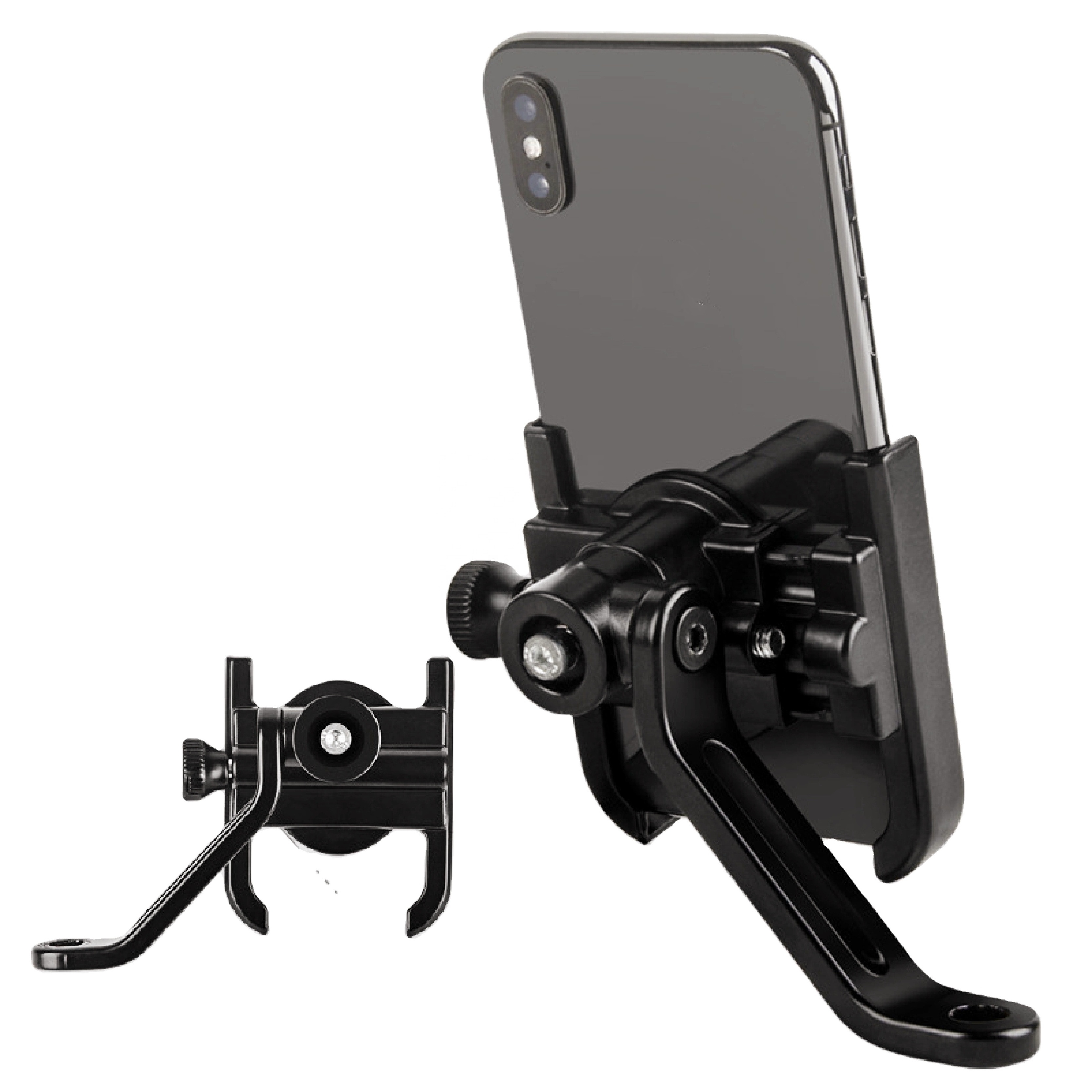 Motorbike Phone Cradle Mobile Phone Holder Mirror Mount Holder GPS Mobile Phone Bracket For Motorcycle Motorbike E-bike