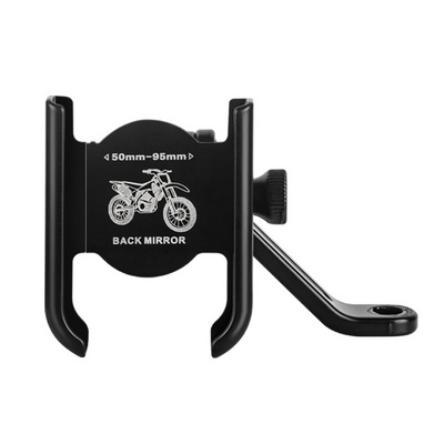 Motorbike Phone Cradle Mobile Phone Holder Mirror Mount Holder GPS Mobile Phone Bracket For Motorcycle Motorbike E-bike