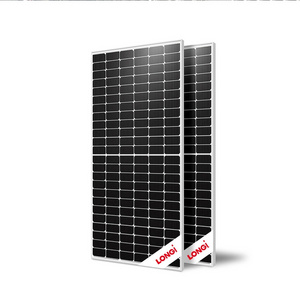 Longi All Black 410W Half Cell Solar Power Industrial Use Longi Perc Panels With 25 Years Warranty