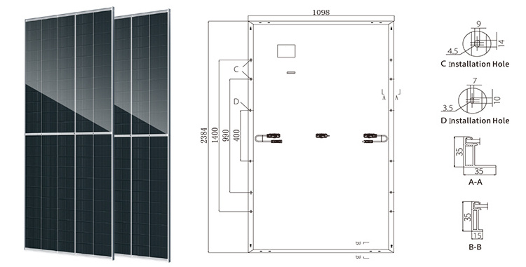 High quality solar panel price germany mono crystalline 495W 500W 505W 510W 515 watt 24 volt solar panels IN STOCK