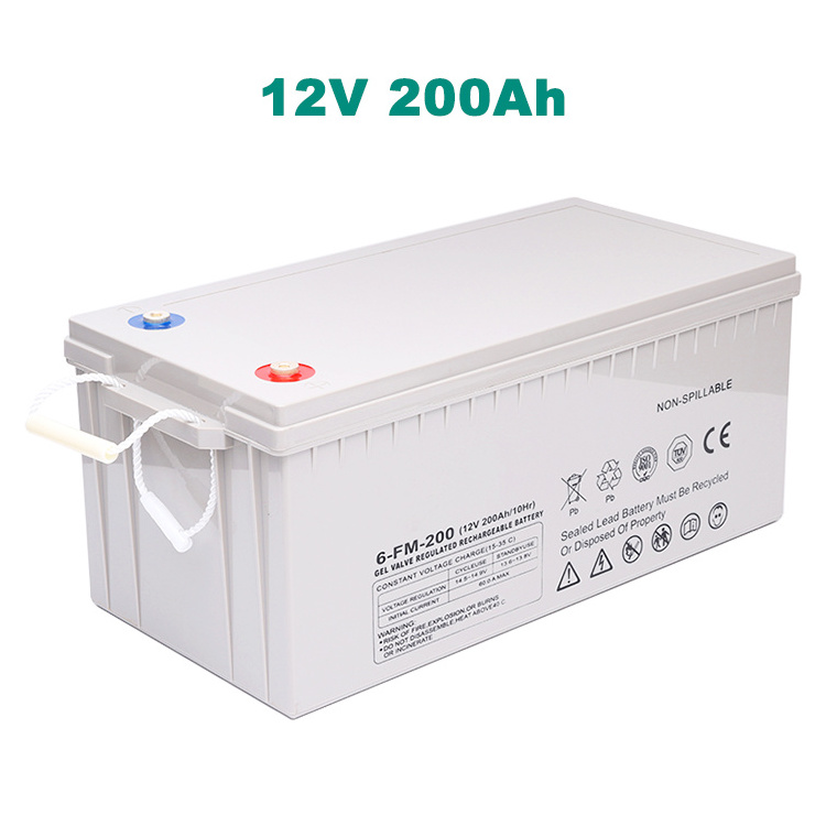 Hot Sale Solar Battery 12V 100Ah 150Ah 200Ah 250Ah Gel Battery For Solar System Kit