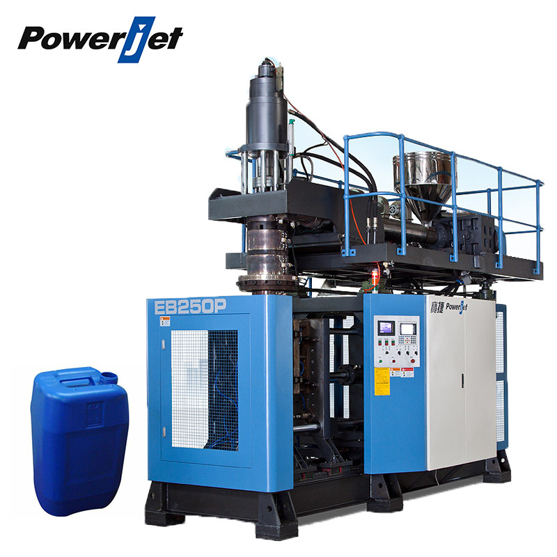 Powerjet EB250P  20 litre 25L 30 L PP HDPE PE Plastic PC Bottle making machines Single Station Extrusion Blow Molding Machine