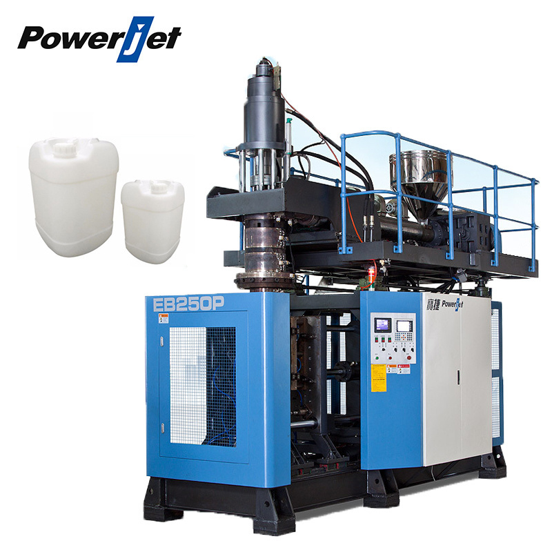 Powerjet EB250P  20 litre 25L 30 L PP HDPE PE Plastic PC Bottle making machines Single Station Extrusion Blow Molding Machine