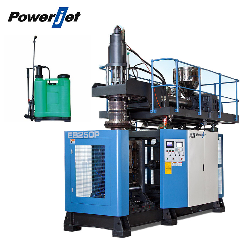 Powerjet EB250P  20 litre 25L 30 L PP HDPE PE Plastic PC Bottle making machines Single Station Extrusion Blow Molding Machine