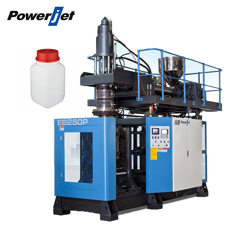 Powerjet EB250P  20 litre 25L 30 L PP HDPE PE Plastic PC Bottle making machines Single Station Extrusion Blow Molding Machine