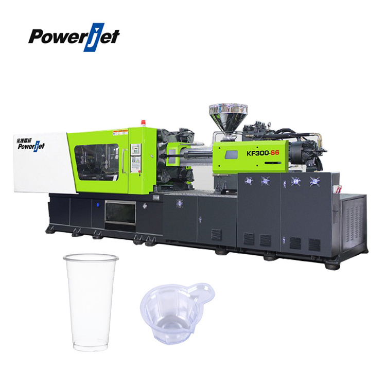 Powerjet Food Container Box Plastic Injection Molding Machine KF300 Hot Sales