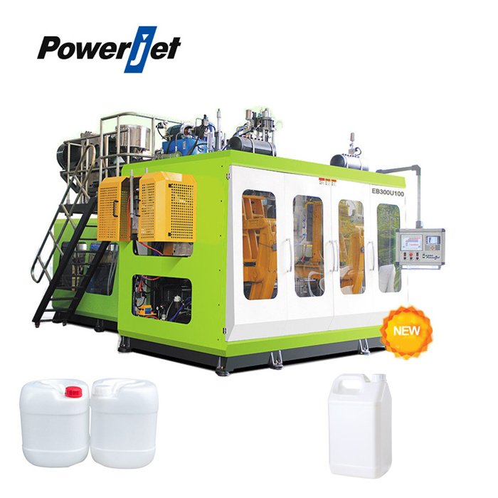 Powerjet  Low price hydraulic electric 5 gallon HDPE/PP/PC 19 liter Automatic extrusion blow molding machine price for sale