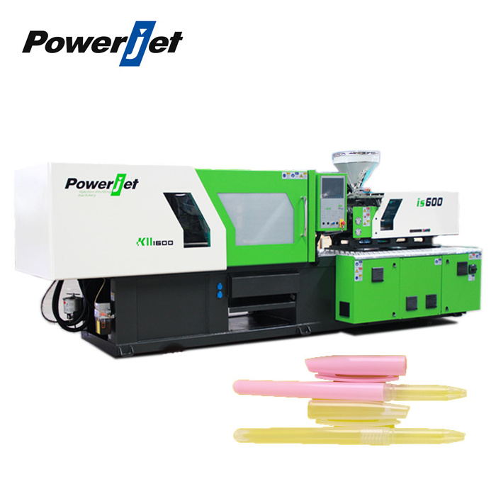 Powerjet servo drive energy-saving automatic ballpoint gel pen making machine/plastic injection molding machine