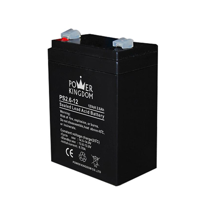 PS2.6-12 12v 2.6ah 20hr lead acid battery with 12 months warranty