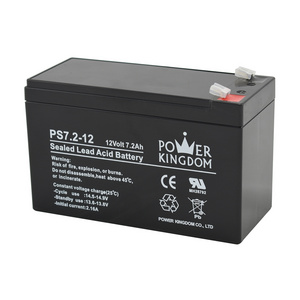 Elevator Battery Sealed Lead Acid Battery 12v 7.2ah Black Battery for Electric Vehicles Power Tools and Lighting Vandy Toys VRLA