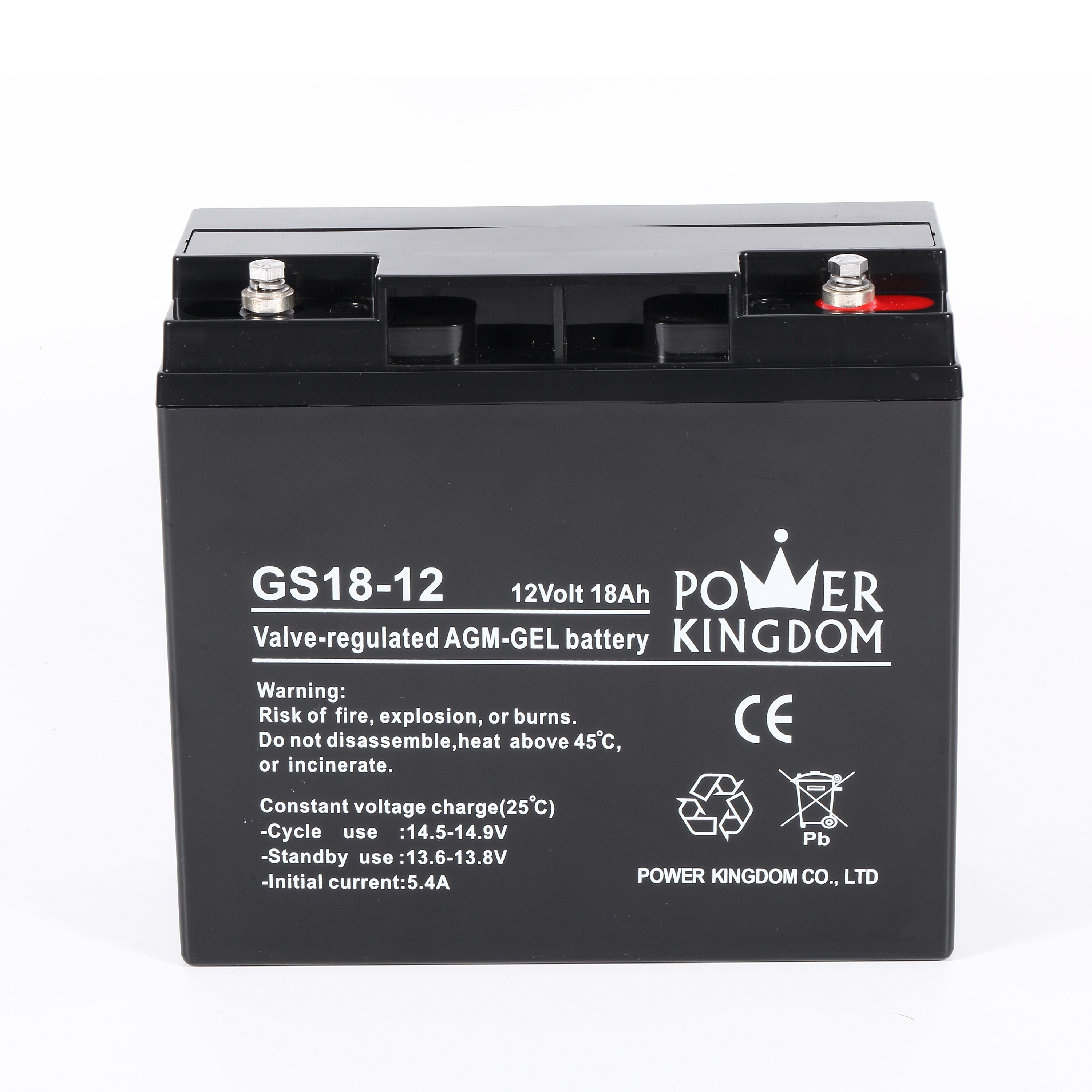 Pure Gel Battery 12V 18Ah AGM Sealed Lead Acid Backup Battery