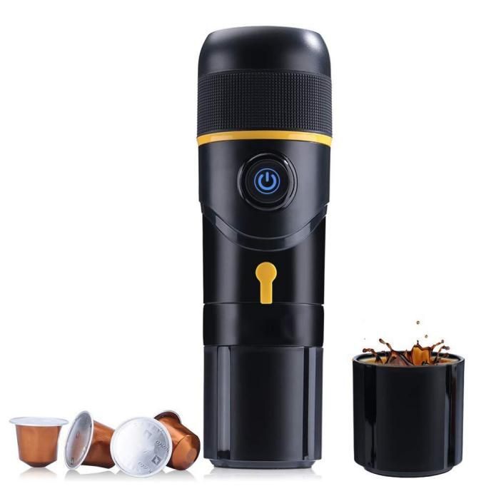 Commercial 2 in 1 Automated K Cup Espresso Maker All In One Portable Capsules Coffee Making Machine For Car