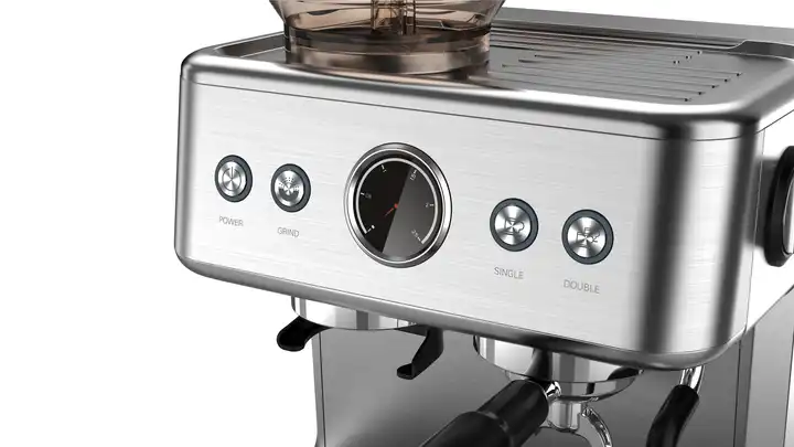 Professional Electric Freshly Ground Stainless Steel Commercial Espresso Machine Smart Coffee Makers