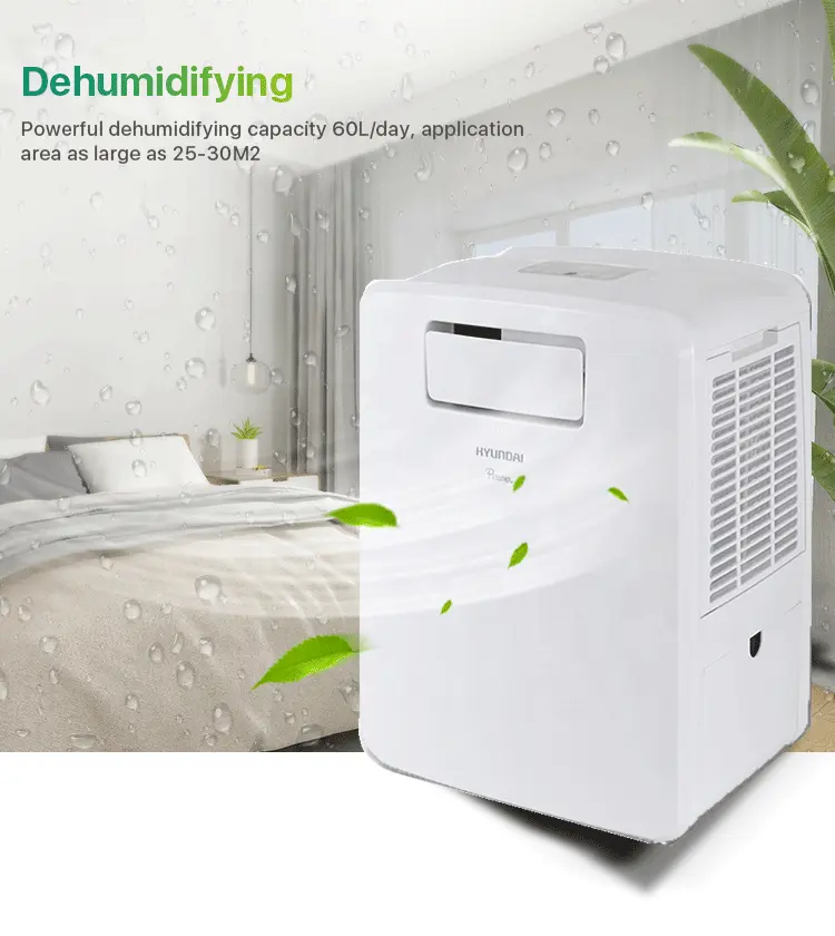 Room Smart 60L/day 3000 Btu Powerful Air Volume Portable Effective Cooling Air Conditioners