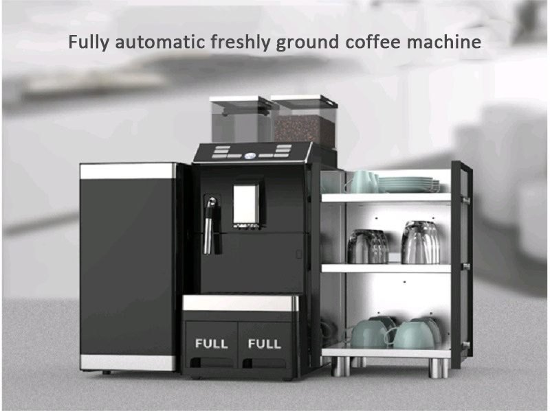 3 In 1 Commercial Shop Office Expresso Coffee Machine With Grinder