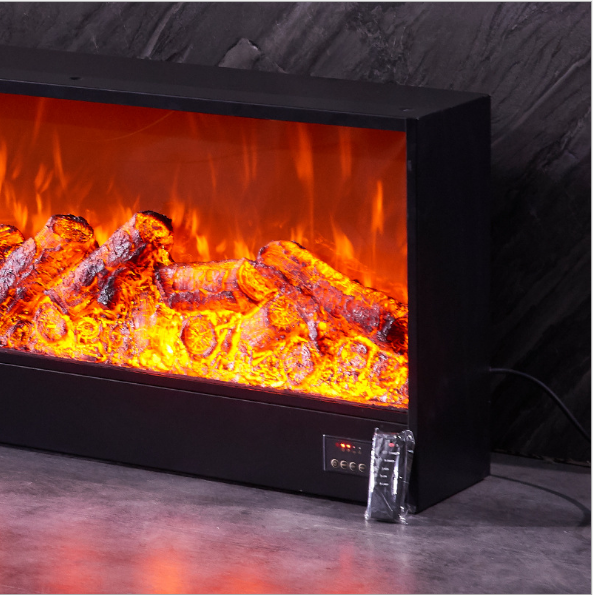 Wall Mounted Colorful Display Electric Fireplace With No Heating