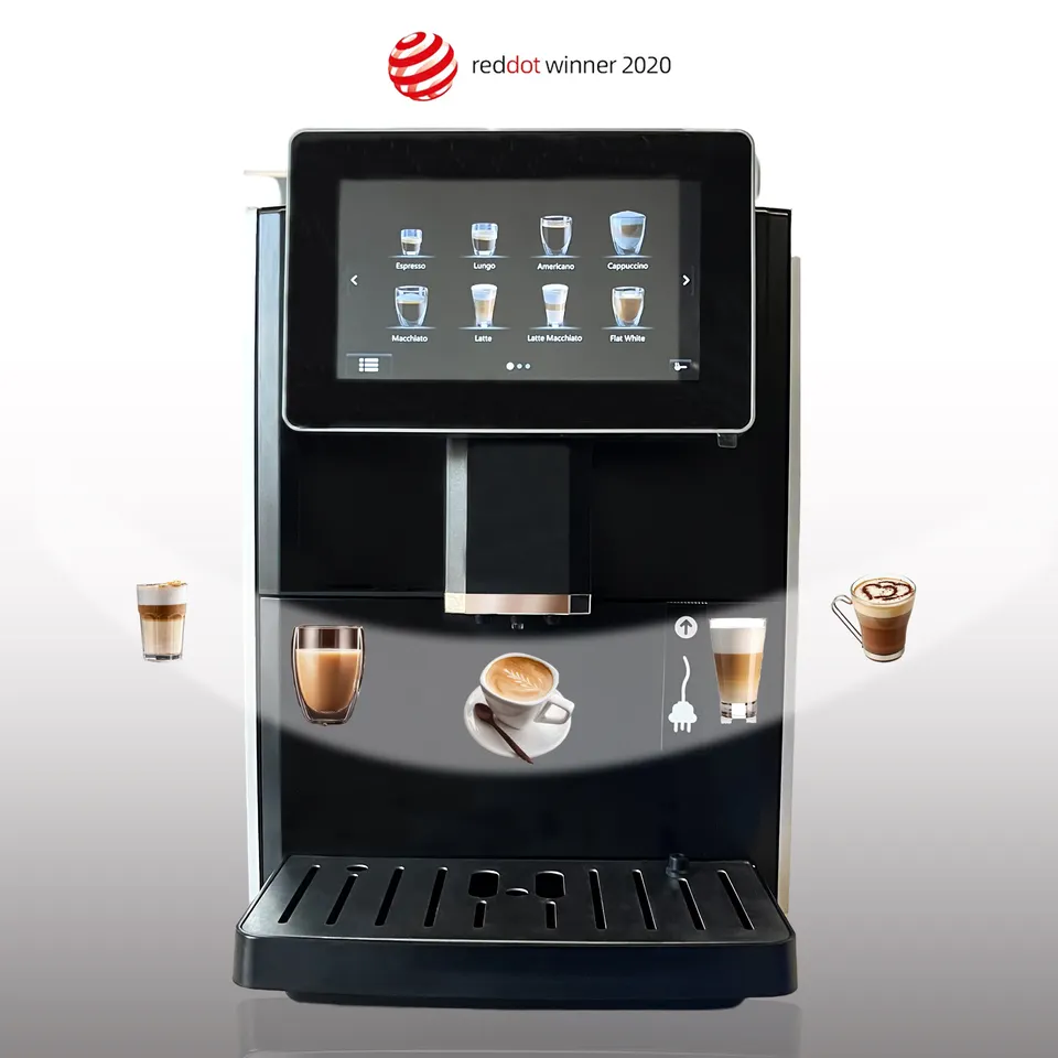 Cafetera Professional Automatic Espresso Coffee Machine With Grinder