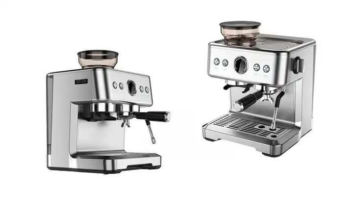 Professional Electric Freshly Ground Stainless Steel Commercial Espresso Machine Smart Coffee Makers