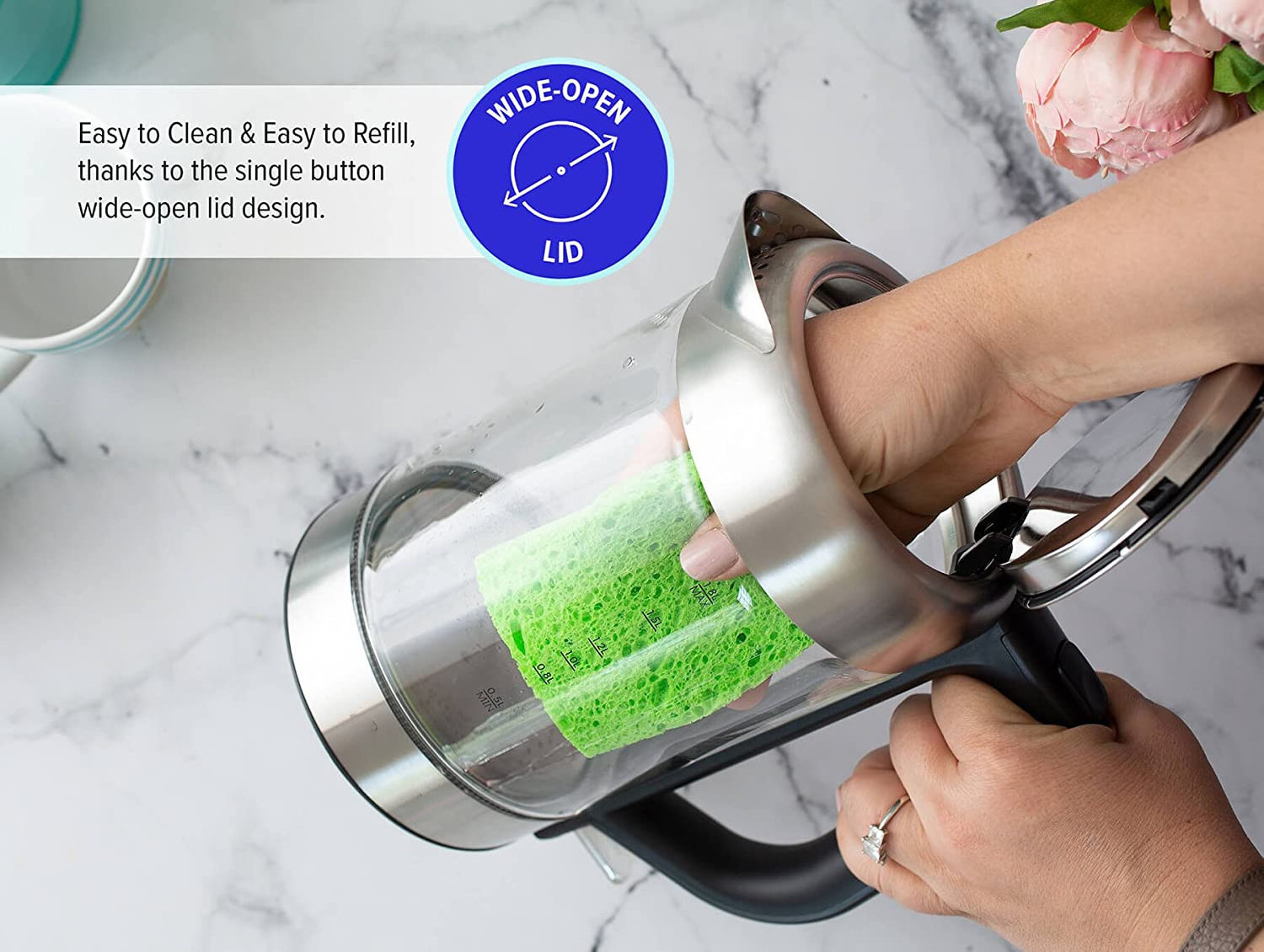 New Design Mini Electric Portable Jug Tea Kettle With Keep Warm