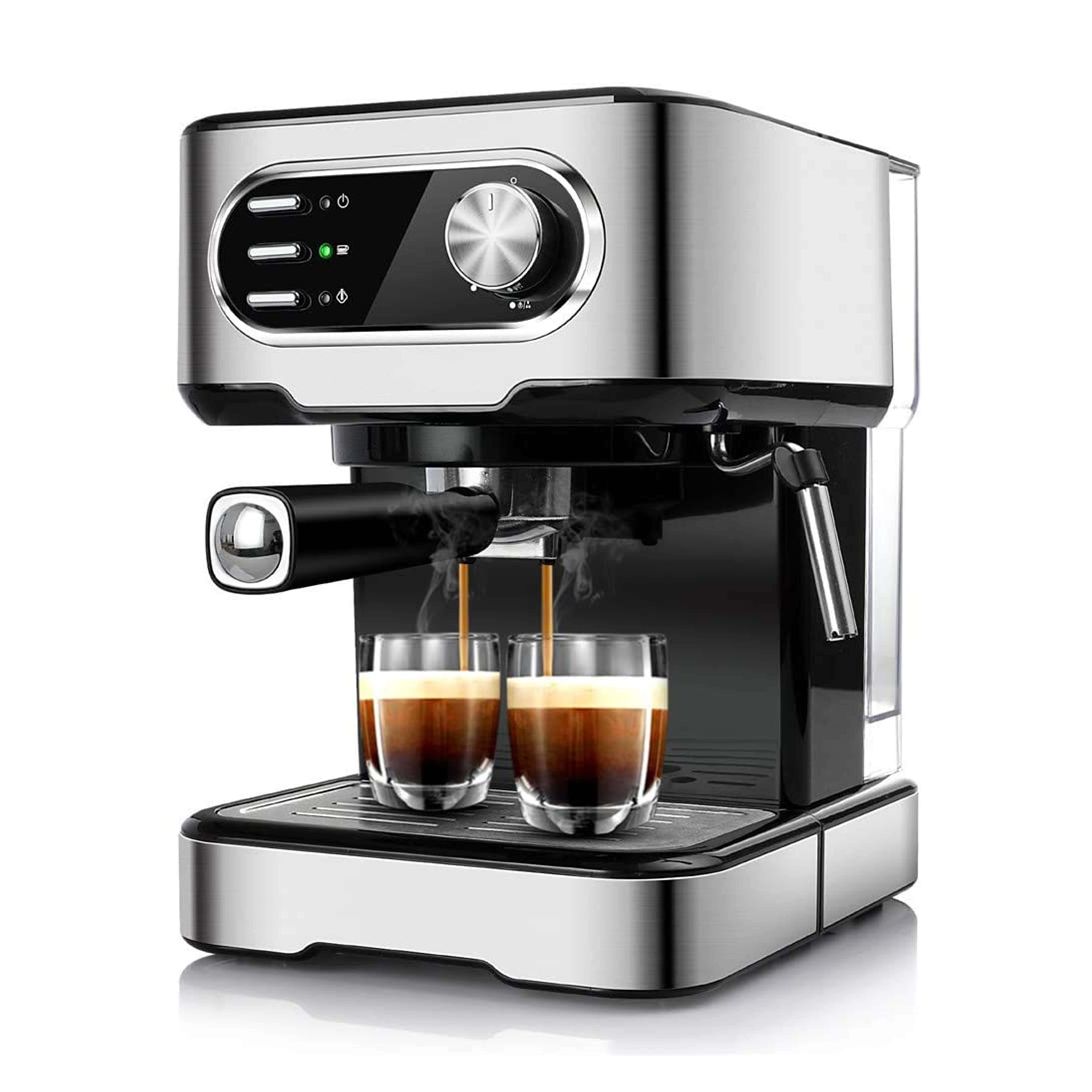 220V Semi Automatic Caffe Machines Espresso Coffee Maker 15 Bar